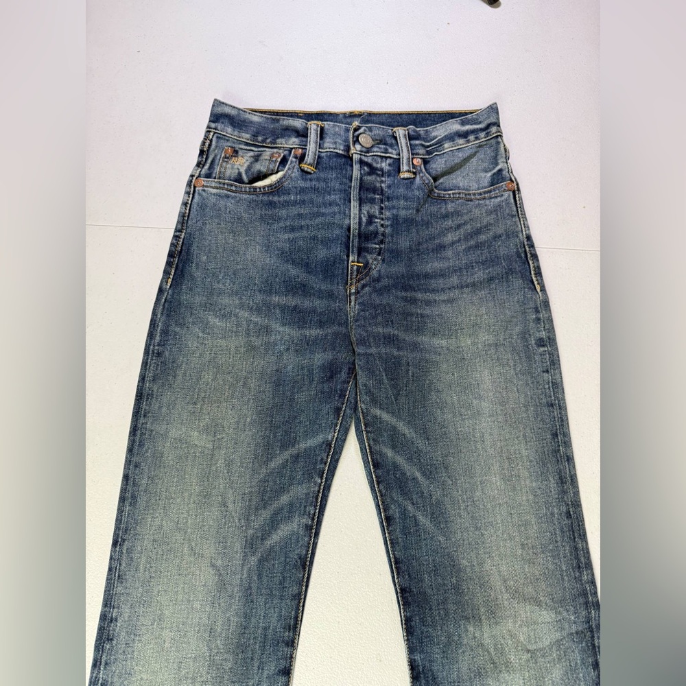 Women New double RL RRL Denim Jeans Sz 24 - Picture 8 of 12